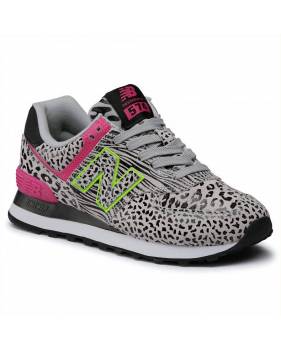 New Balance WL574ANA Black \u0026 White Animal Print Colore Multicolor Tipo  Sneakers Taglia 36.5