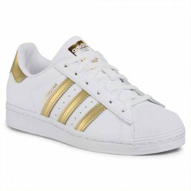Adidas Superstar FX7483 White Gold Colore Oro Tipo Sneakers Taglia 37 1|3