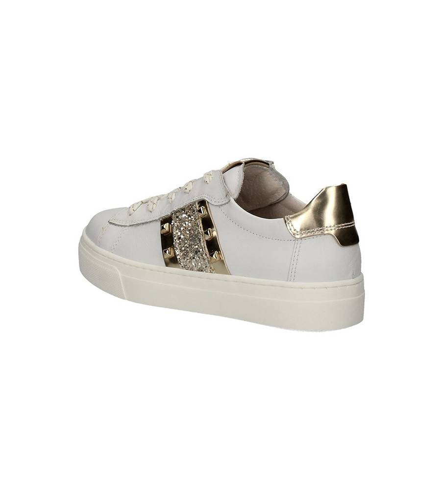 Nero Giardini E031500F Sneaker Teens Chica De Piel Y Tela - Blanco 27 EU
