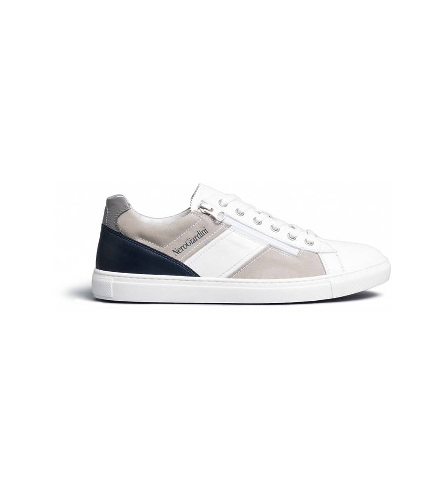 Sneakers blu in pelle NeroGiardini E001542U | Nico