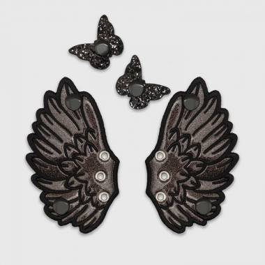Lelli Kelly Ali di Fata Angel LK4544 Glitter Nero Colore Glitter nero Tipo  Anfibio Taglia 26
