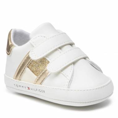 Tommy Hilfiger Sneakers Baby White Light Gold 17/19