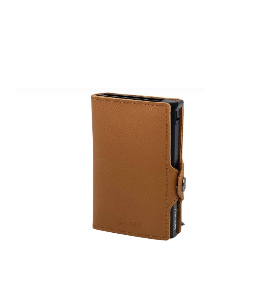MOERO Micro Portafoglio + Carte di Credito CARBON TITANIUM ZIP - Bagsabout