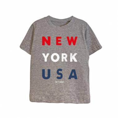 My T-Shirt New York Grigia