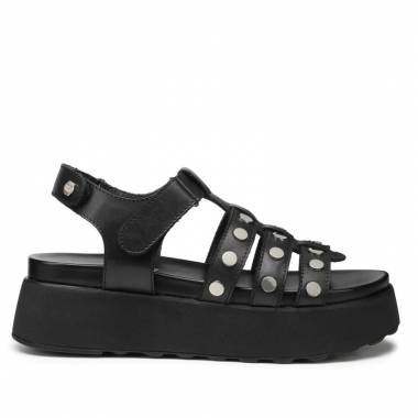 Cult Janis 3421 Sandal W Leather Black/Silver Chain