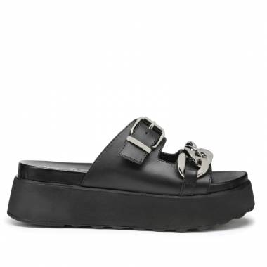 Cult Janis 3423 Sandal W Leather Black/Silver Chain