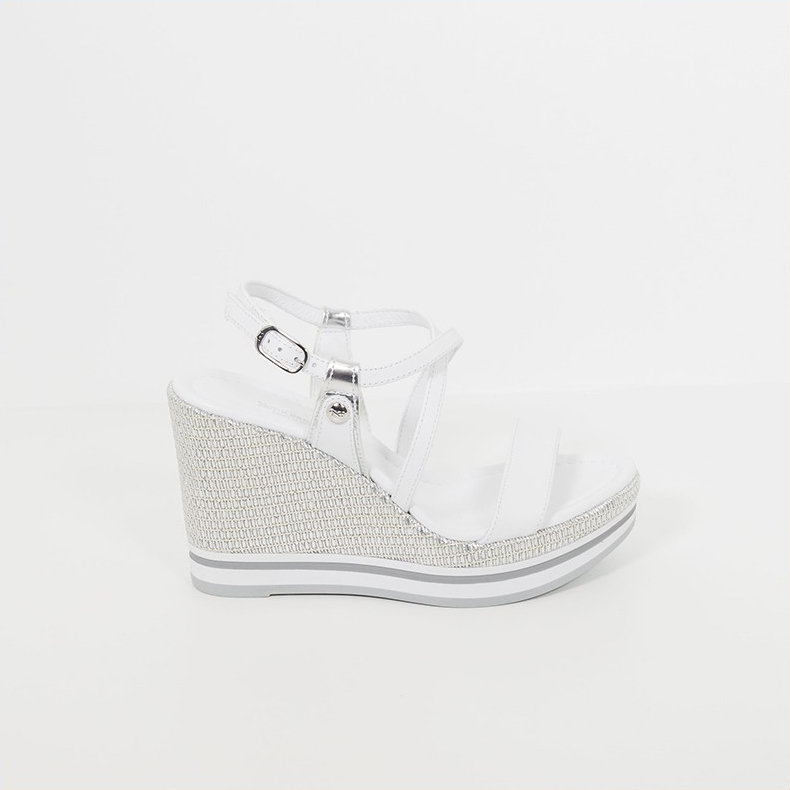 Nero Giardini P908331D Bianco Colore Bianco Tipo Sandalo zeppa Taglia 36