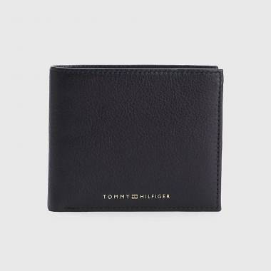 Tommy Hilfiger Premium Leather CC And Coin 10238 Black