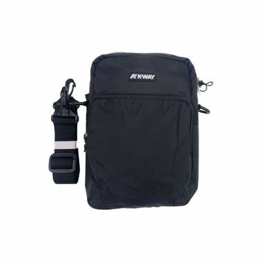 K-way Erloy Bags Shoulder Bag K7116VW Black Pure