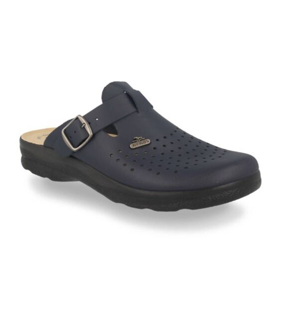 Fly Flot Pantofole Uomo 220063 – Modello In Tessuto Con Motivo A Rombi, Suola Leggera In PU Antiscivolo, Calzature Da Casa Confortevoli