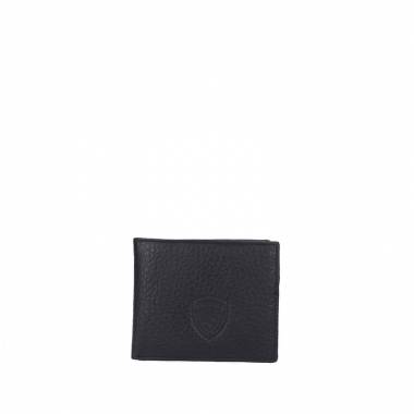 Blauer Saffiano Leather Wallet Black