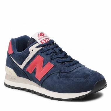 New Balance ML574PN2  Suede Navy/Red