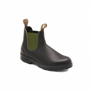 Blundstone Coloured Elastic Sided Boot 519 Brown/Olive