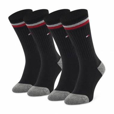 Tommy Hilfiger TH Kids Iconic Sports Socks 2P Black