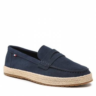 Tommy Hilfiger TH Espadrille Classic Suede 04453 Desert Sky