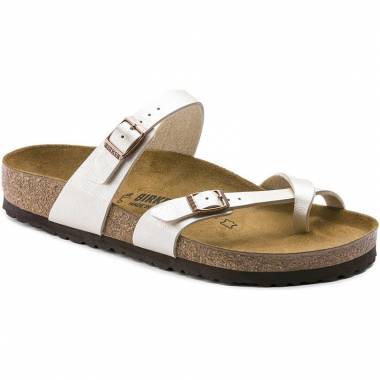 Birkenstock Mayari Pearl White Birk Flour Graceful Calz N