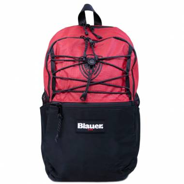 Blauer Ripstop Nylon Backpack COOS02 Black Red