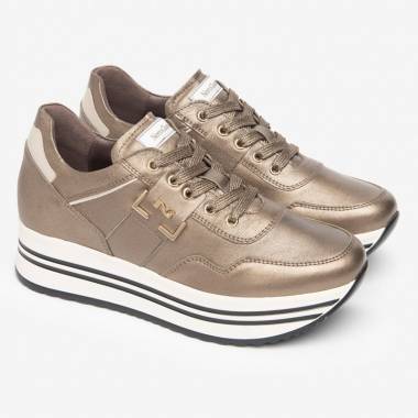 Sneakers Donna in pelle NEROGIARDINI I308380D
