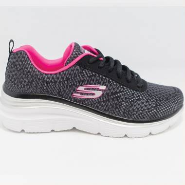 Skechers Fashion Fit-Bold Boundaries 12719 Black/Pink