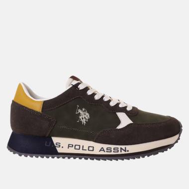 U.S POLO ASSN.  CLEEF005M/CSY1  DK.Green/Brown