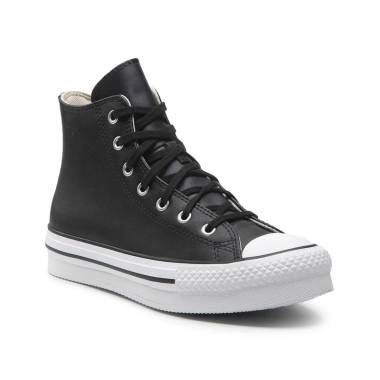 Converse Chuck Taylor All Star Eva Lift Leather A02485C Black/Black/White