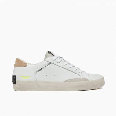 Crime London 17001 Distressed White / Fluo Yellow