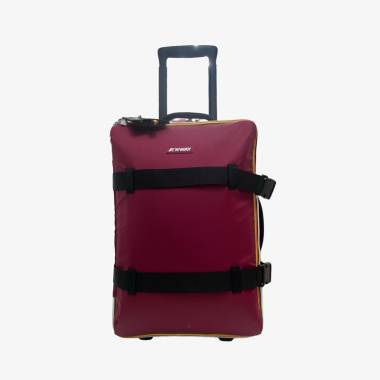 K-way Luggage Bag Small Trolley Blossac S Red Dk-Black