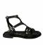 Creative Sandalo Artigianale Donna Vit. Crast Nero Made in Italy