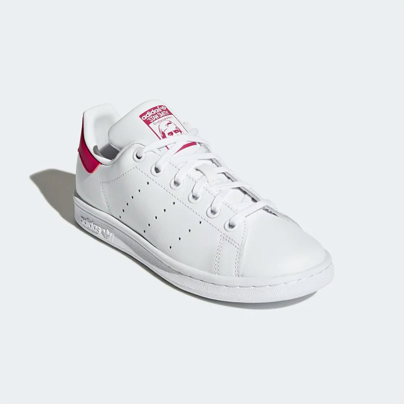 Adidas Stan Smith J Bianco Fucsia Colour White Type Sneakers Size 36