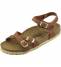 Birkenstock Sandalo Donna Cognac Kumba Waxy Leather Calz. S