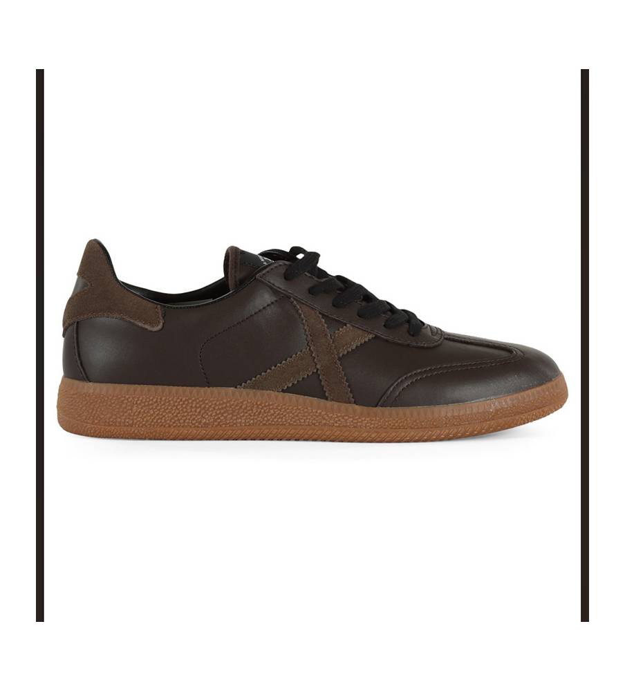 Munich Sneaker Uomo Goal Verde Militare - Scarpe Sportive In Pelle Scamosciata E Tessuto, Suola Gomma Miele, Modello 1609