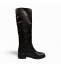 Ni-Na Stivale Donna Artigianale Made in Italy Pelle Nera