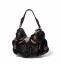 Ni-na Borsa Donna Linea Vintage Pelle Cioccolato - Marrone Scuro