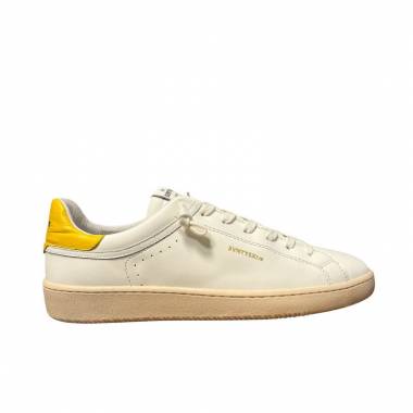 THE76 Sneakers Uomo Jump U02 Pelle White/Yellow
