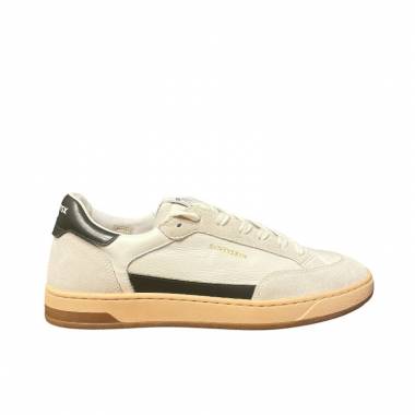 THE76 Sneakers Uomo Stay U04 Pelle White/Green