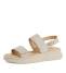 Tamaris Sandalo Donna Pelle 28707-46 Ivory Nubuc