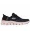 Skechers Sneakers Donna Black/Rose Gold Slip-ins: Glide-Step Pro Radiant Stripe 150438