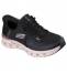 Skechers Sneakers Donna Black/Rose Gold Slip-ins: Glide-Step Pro Radiant Stripe 150438