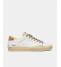 Crime London Sneakers Uomo Distressed LO Saddle Brown Pelle 19002 White