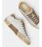 Crime London Sneakers Uomo Distressed LO Saddle Brown Pelle 19002 White