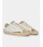 Crime London Sneakers Uomo Distressed LO  2.0 Stone Grey Pelle 19050 White