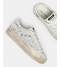 Crime London Sneakers Donna SK8 Distessed Platform Silver Dust 29052 White