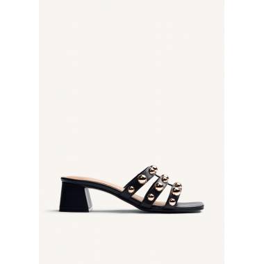 Gioseppo Mules Donna in Pelle Nero Whiting 79095