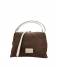 Ripani Borsa a Mano Donna Rondine M Pelle Bianco/ Rafia crochet Moro