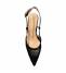 Francesco Milano Slingback Donna Pelle/Mesh Nero