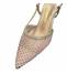 Francesco Milano Slingback Donna Pelle/Mesh Cipria