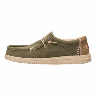 Hey Dude Sneakers Uomo Wally Workwear Dusky Green/Irish Cream