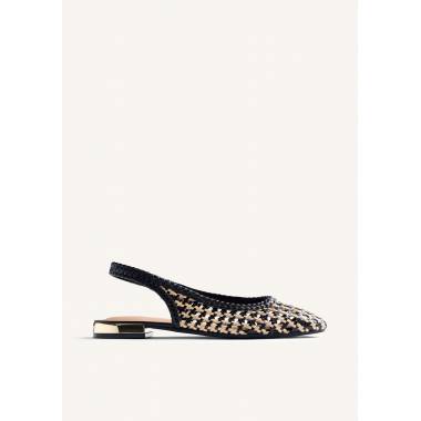 Gioseppo Slingback Donna in Pelle Intrecciata Wendell 79105-P Nero