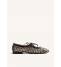 Gioseppo Ballerina Donna in Pelle Intrecciata Worden 79106-P Nero