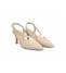 Francesco Milano Slingback Donna Pelle Beige
